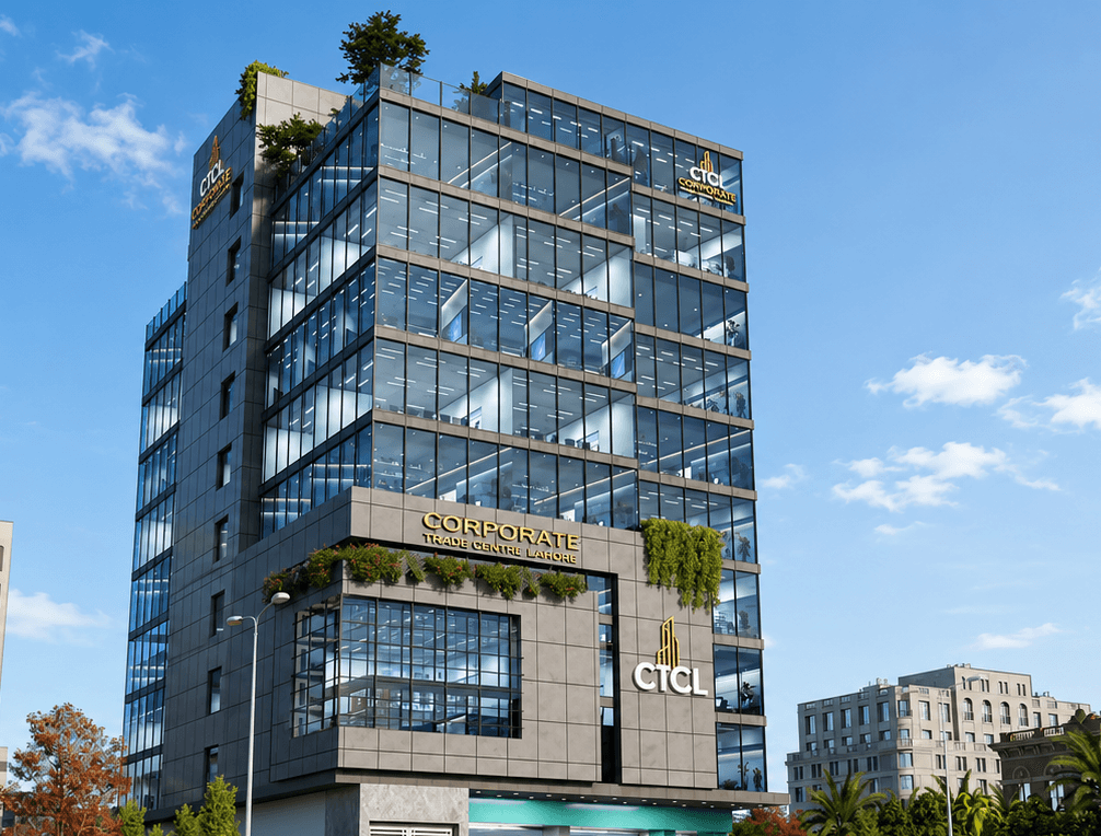 CTCL Corporate Trade Center Lahore building render